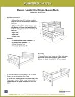 Cover Single Queen Bunk Assembly 1