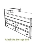 Panel End Bed Assembly