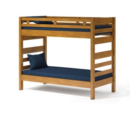 065 2  classic ladder end bunk bed honey 3