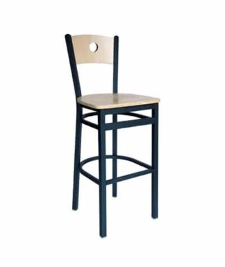 2152b wood metal darby  line stool 1 1