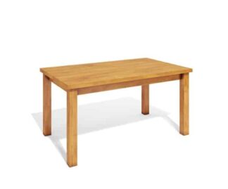 5210 classic wood top dining table traidtional legs  honey 3