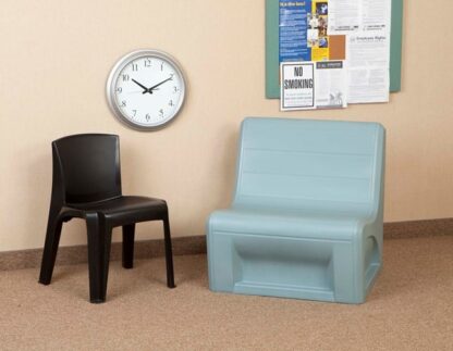 stacking large molded plastic chair 1