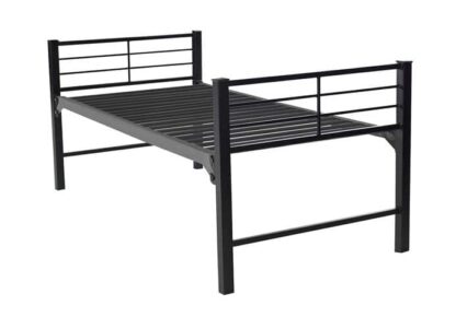 uni200sq3975 single metal bed 1 1