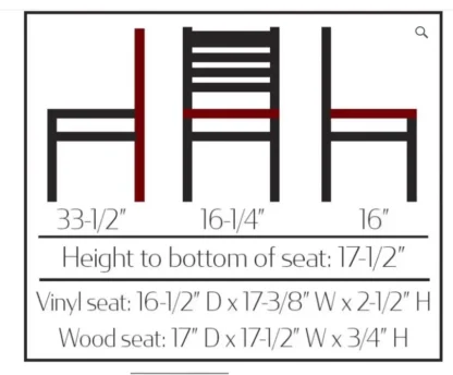 Ladderback-Chair-Dimensions