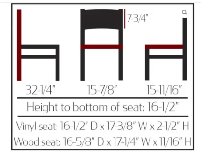 Plain-Wood-Back-Chair-wtih-Black-Frame-Specs